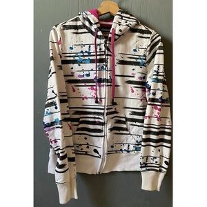 Zip Up Hoodie With Earphones